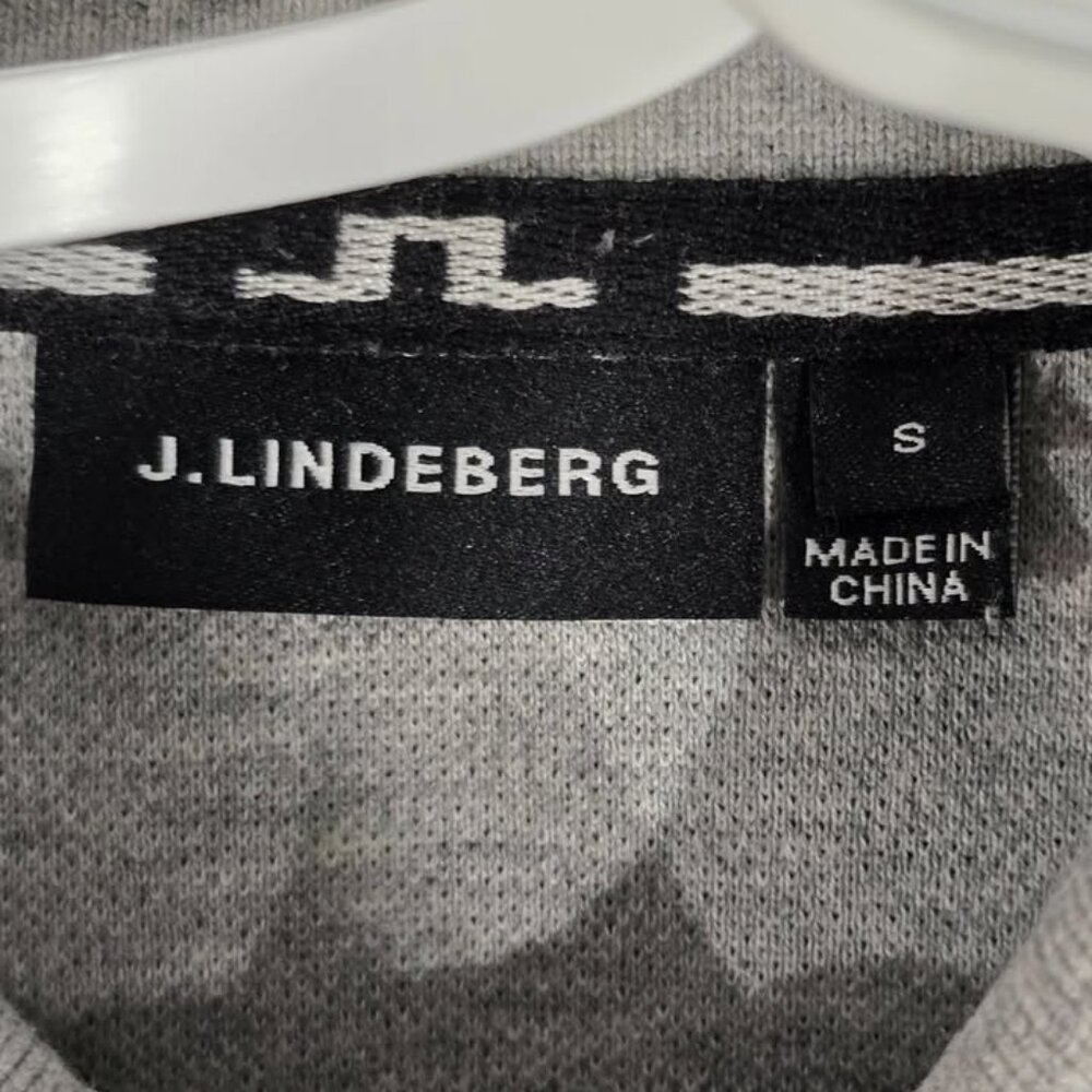 J Lindeberg polo shirt size small mens color gray